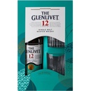 Whisky The Glenlivet 12y 40% 0,7 l (darčekové balenie 2 poháre)