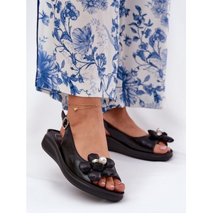 Step in style Дамски сандали на платформа и ток модел 211359 Step in style