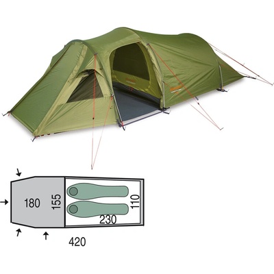 Pinguin Палатка Pinguin Storm 2, зелена (148244)