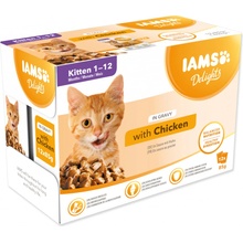 Iams Kitten delights chicken in gravy 1020 g