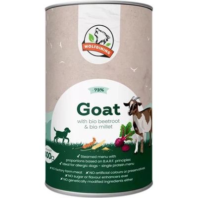 Farkaskonyha BIO kozie parené menu 400 g