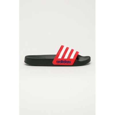 adidas Adilette SHOWER K Čierna / Biela / Červená