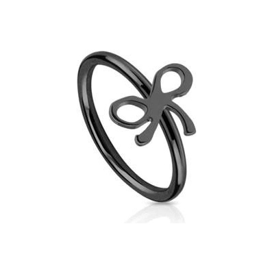Šperky4U piercing do nosu mašlička N01150-K