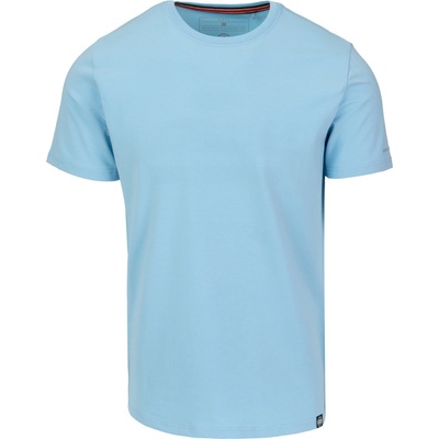 PitBull West Coast pánské triko slim fit MINIMAL světle modré