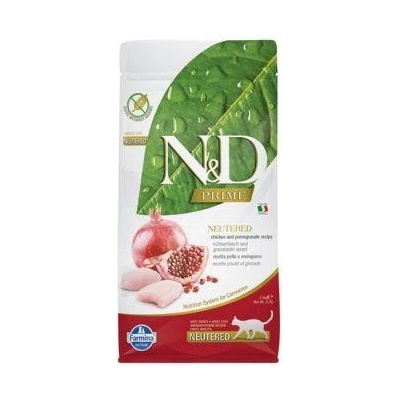N&D PRIME CAT Neutered Chicken&Pomegranate 10 kg