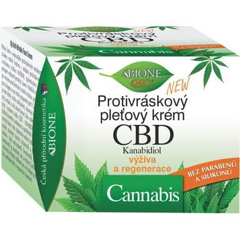 BC Bione CBD Kannabidiol + Cannabis protivráskový pleťový krém 51 ml