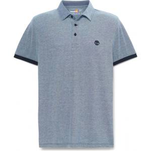 Timberland Мъжка поло тениска Timberland Baboosic Brook Oxford Short Sleeve Polo shirt - Dark Sapphire (216-6057-0112)