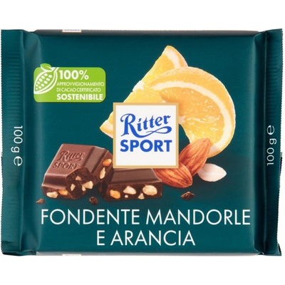 Ritter čokoláda s mandľami a pomarančom 100 g