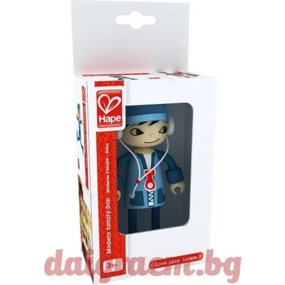 Hape Дървена кукла Модерно семейство Син hape e3508 (h3508)