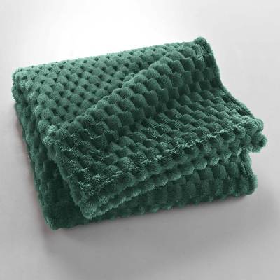 douceur d'intérieur Zelená deka z mikroflanelu Mini Frosty 125x150