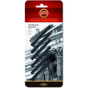KOH-I-NOOR Charcoal Blocks Ком лект изкуствени въглени 7 mm 6 бр (8683123001BL)