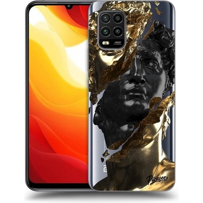 Pouzdro Picasee silikonové Xiaomi Mi 10 Lite - Black Gold čiré