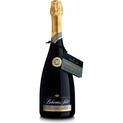 Bohemia sekt Prestige 36 Brut Jakostní šumivé víno stanovené oblasti 2015 12,5% 0,75 l (holá láhev) – Hledejceny.cz