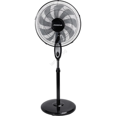 Aigostar - Вентилатор на стойка 55W/230V 130 cm черен + дистанционно управление (AI2633)
