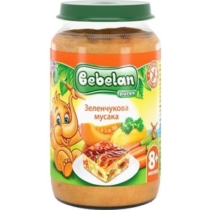 Bebelan пюре зеленчукова мусака - 220 г