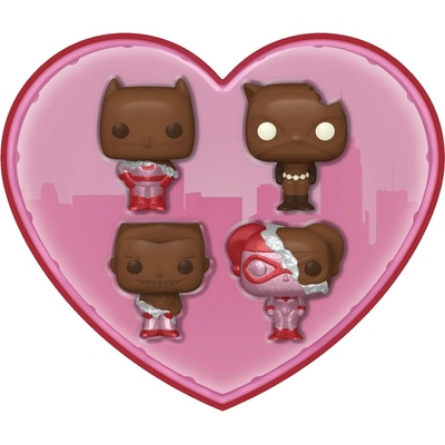 Funko Комплект мини фигури Funko Pocket POP! DC Comics: Batman - Happy Valentine's Day Box 2024 (Chocolate) (087709)
