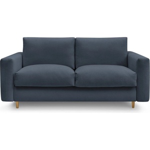 Bobochic Тъмносин диван за ежедневно спане/сгъваем 220 cm Cocoone - Bobochic Paris (WT-COCE-3.5R---W_1 P1572 N.ZD)
