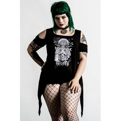 KILLSTAR дамска тениска (връх) KILLSTAR- Cursed Penta - Черна - KSRA004330
