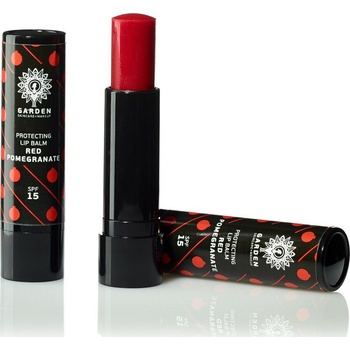 GARDEN Защитен цветен балсам за устни Червен Нар, Garden Of Panthenols Lip Care Red Pomegranate Spf15 5, 20gr