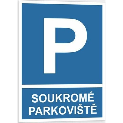 Traiva s.r.o Soukromé parkoviště Verze: Plast 210 x 297 mm (A4) tl. 2 mm - Kód: 09536