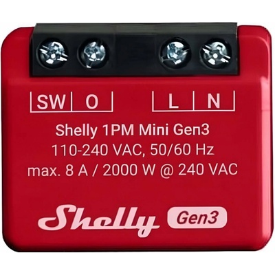 Shelly Plus 1PM - spínací modul