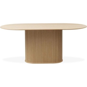 Unique Furniture Маса за хранене с дъбов плот 95x180 cm Nola - Unique Furniture (48302782)