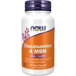 NOW Glucosamine & MSM [60 капсули]