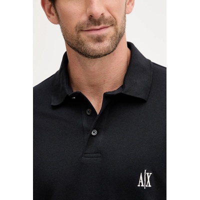 Giorgio Armani Памучна тениска с яка Armani Exchange (XM000367.AF13022.NOS)
