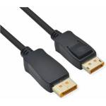 Roline Кабел Roline 11.04. 6020, от DisplayPort(м) към DisplayPort(м), 1m, черен, 10K@60Hz (11.04.6020)