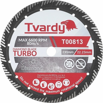 Diamantový kotouč Turbo 230x15x22,23 mm PROFI – Geko