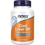NOW Cod Liver Oil 1000 mg [90 Гел капсули]