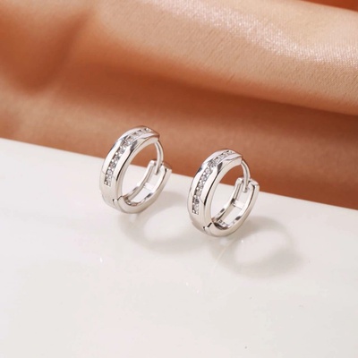 Jan Kos jewellery stříbrné náušnice MHT-2241/SW00