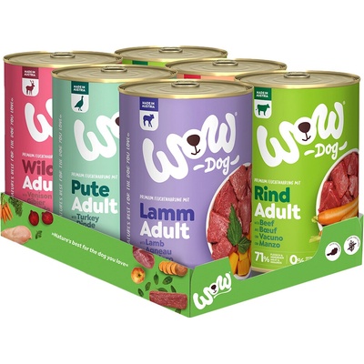WOW Adult Balení směsí 5 druhů 6 x 400 g