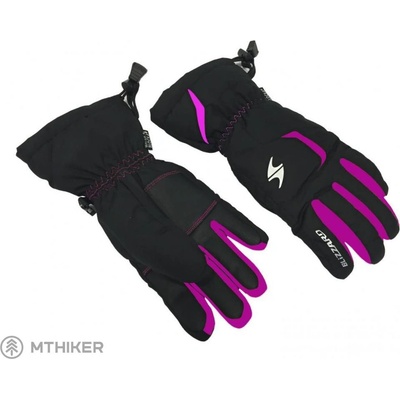 Blizzard rider junior ski gloves black pink