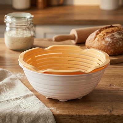 Tescoma Bread bílý plastový košík na kynutí chleba 22 cm
