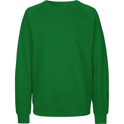 Unisex mikina přes hlavu bez kapuce Neutral Zelená