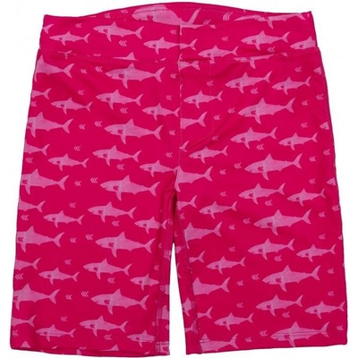 Dětské bermudy s uv ochranou Fuchsia Shark