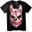 NOONEBRAND Тениска RIP с Кървав Skull - M, Black