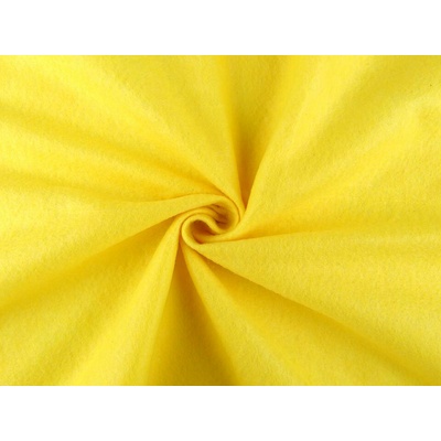 Filc / plsť metráž tloušťka 1,4 mm Varianta: 2 (F37) žlutá, Balení: 1 m