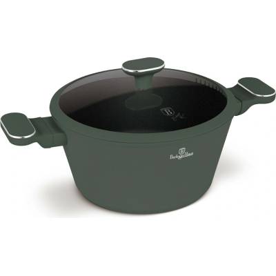 Pro-Tech shop Kastról s pokrievkou s cedidlom a titánovým povrchom Matte Green 24cm 55980