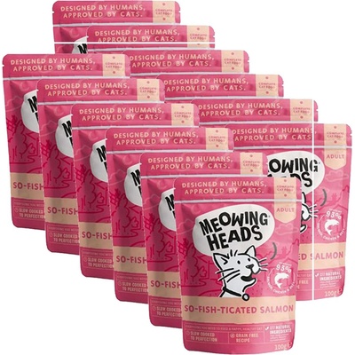 Barking Heads & Meowing Heads So Fish Ticated Salmon GRAIN FREE 12 x 100 г