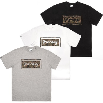 Money Тениска Money Camo Box T-shirts 3Pk - Black/White/Gry