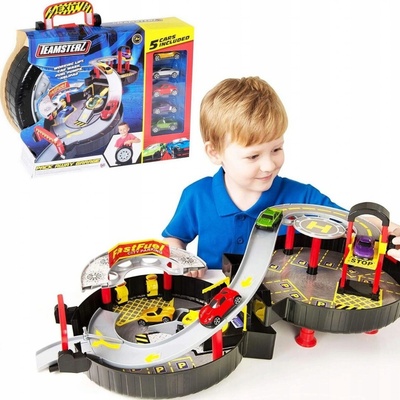 Teamsterz skládací garáž s autíčky