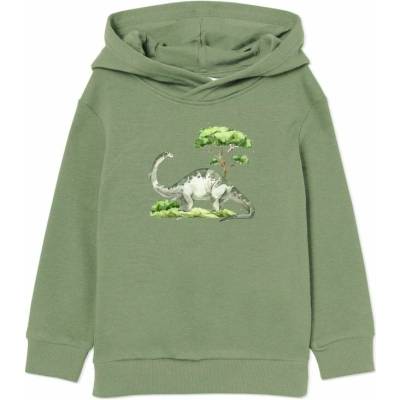 Chlapčenská mikina Dinosaurus Zelená