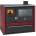 Prity GT red with stainless steel oven and drawer 15 kW