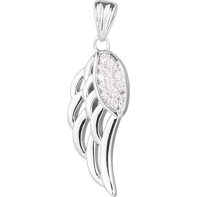 Pavona Stříbrný přívěsek andělské křídlo se zirkóny 14044.1 crystal
