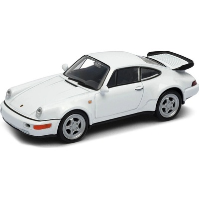 Welly Porsche 964 Turbo model biele 1:34