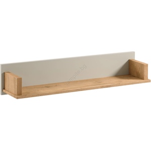 Gala Meble Рафт MENTA 110x20x21 см дъб Wotan/сива (GM0037)