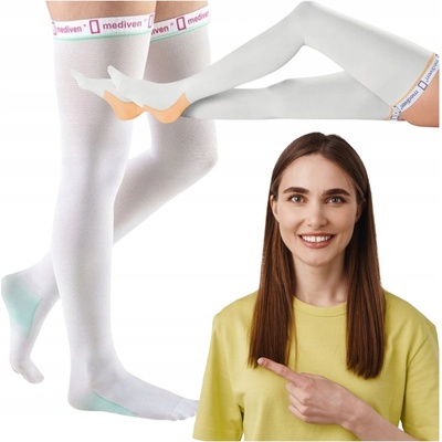 MEDI BAYREUTH mediven Thrombexin 18 stehenní punč. bílá – Zboží Dáma