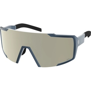 SCOTT Очила за колоездене Scott Sunglasses Shield S2 Cycling glasses - Metallic Blue / Glas: AMP White Chrome - размер One Size (205-6819-0211)